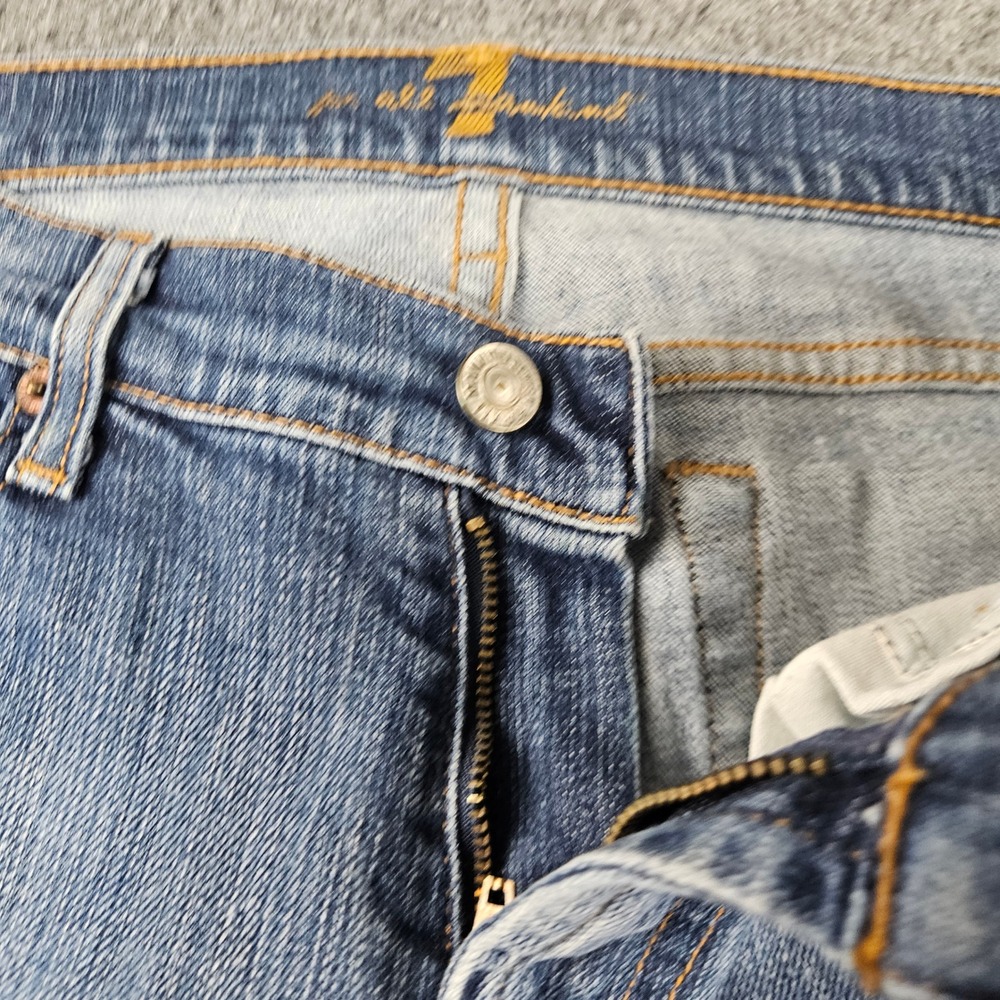7‎ For All Mankind Bootcut Jeans Blue Wash Denim U075080U-080U Size 29 - Picture 6 of 12